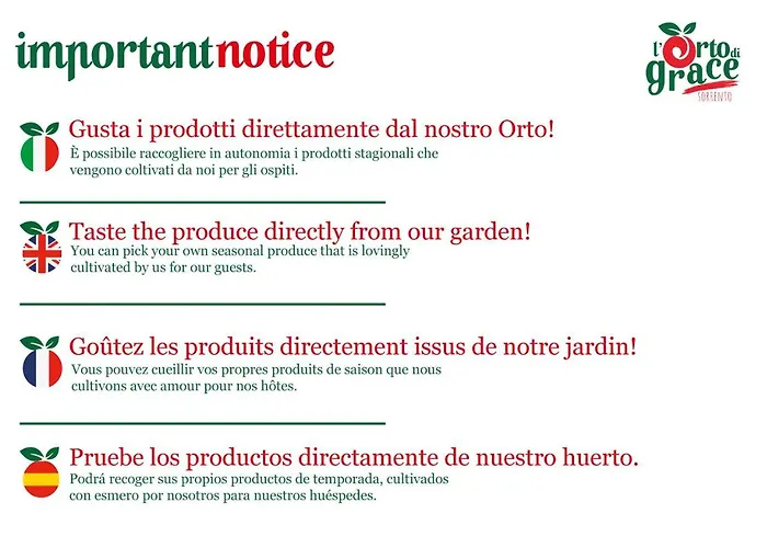 L'orto Di Grace בית נופש סורנטו